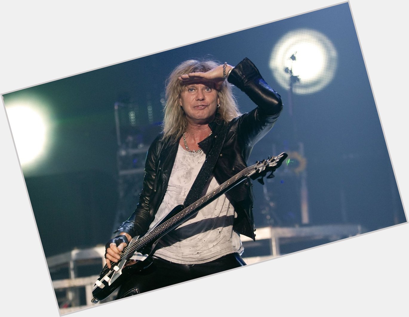 Happy 61st Birthday today to Rick Savage, DEF LEPPARD bassist  12-2-1960.      