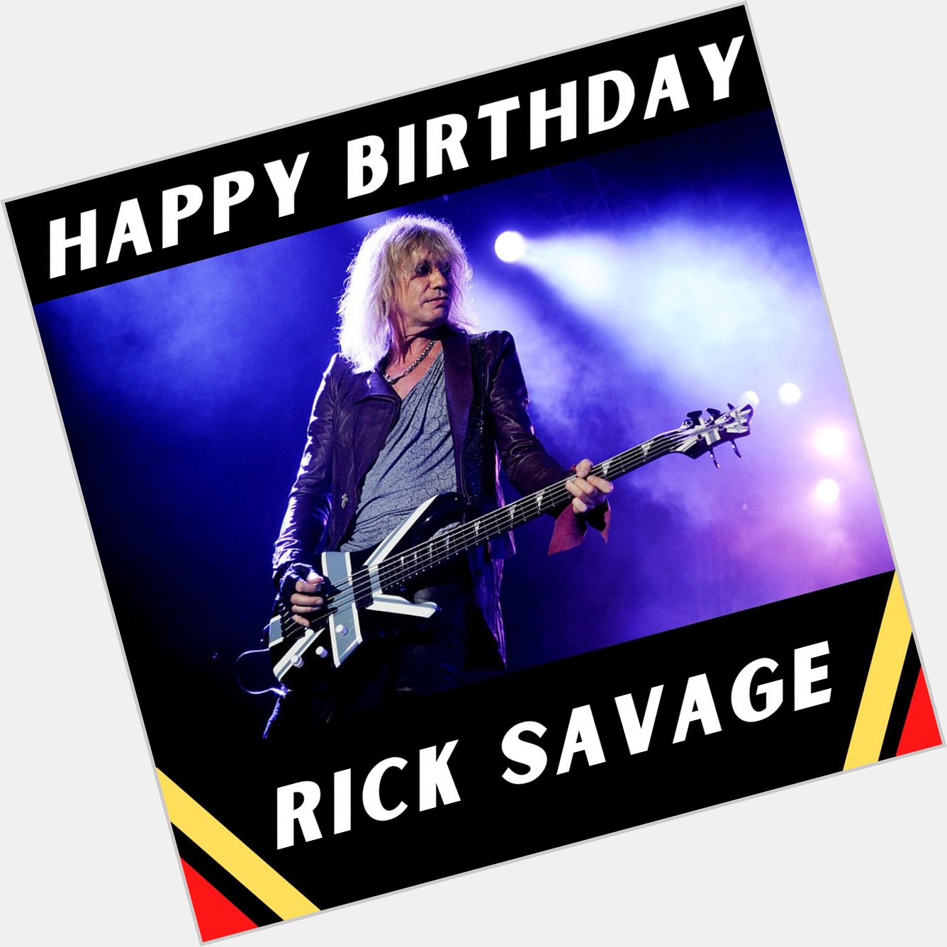 Happy birthday to legendary Def Leppard bass guitarist Rick Savage 

Photo by Kevin Winter/Getty Images 