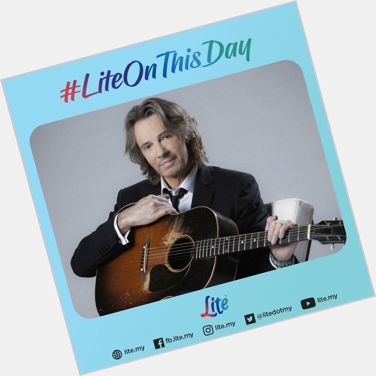 Happy birthday Rick Springfield! He reached the top of the US Singles charts in 1981 with \Jessie\s Girl\. 