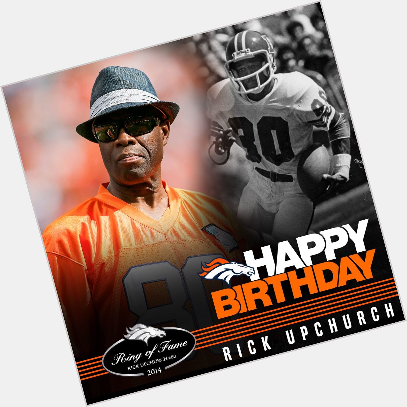 Happy birthday to returner Rick Upchurch!

to join us in wishing him a good one. 