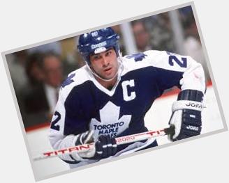 Happy Birthday To Former Captain Rick Vaive born on his day in 1959! 