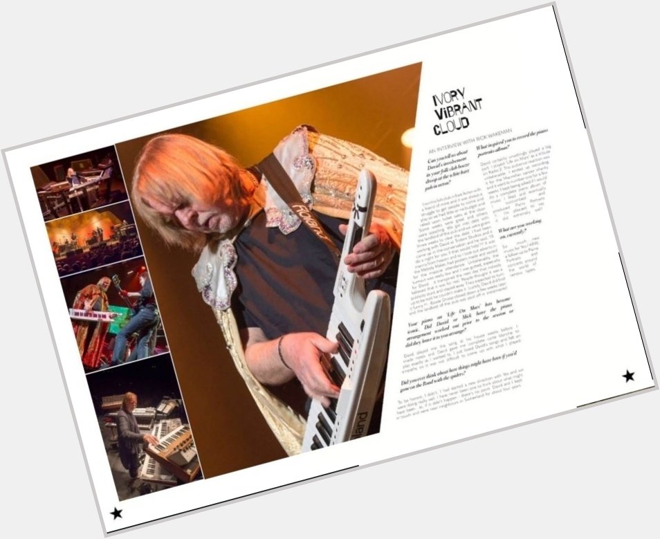 Happy birthday to Rick Wakeman. Article from issue 4  