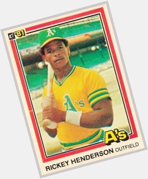 Happy Birthday, Rickey Henderson... and Baby Jesus. 