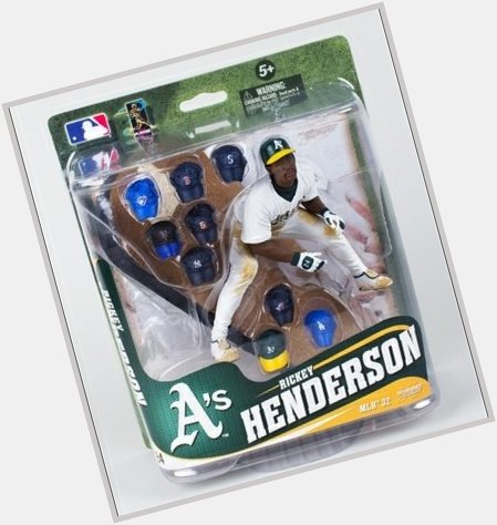 Happy birthday Rickey Henderson. His McFarlane with a hat from each of his teams is one of my favorite collectibles 