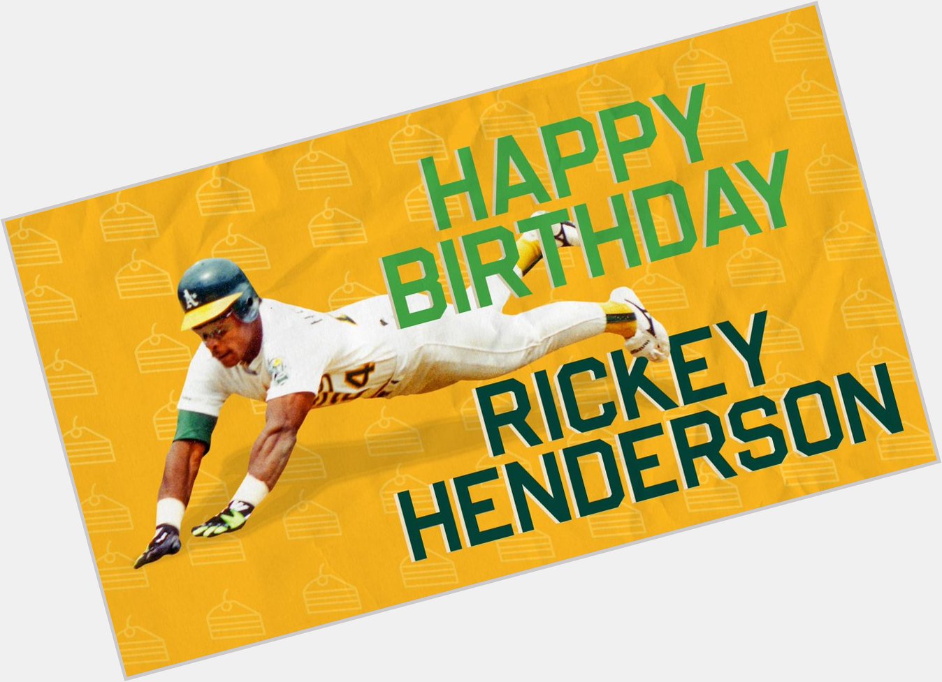 Join us in wishing Rickey Henderson a happy birthday! 