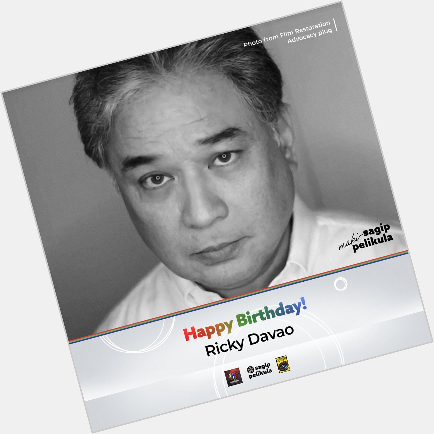 Happy birthday to Ricky Davao!

What\s your favorite film of his?  