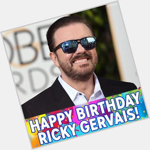 Happy birthday to the creator of The Office, Ricky Gervais!  Happy Birthday, ! 