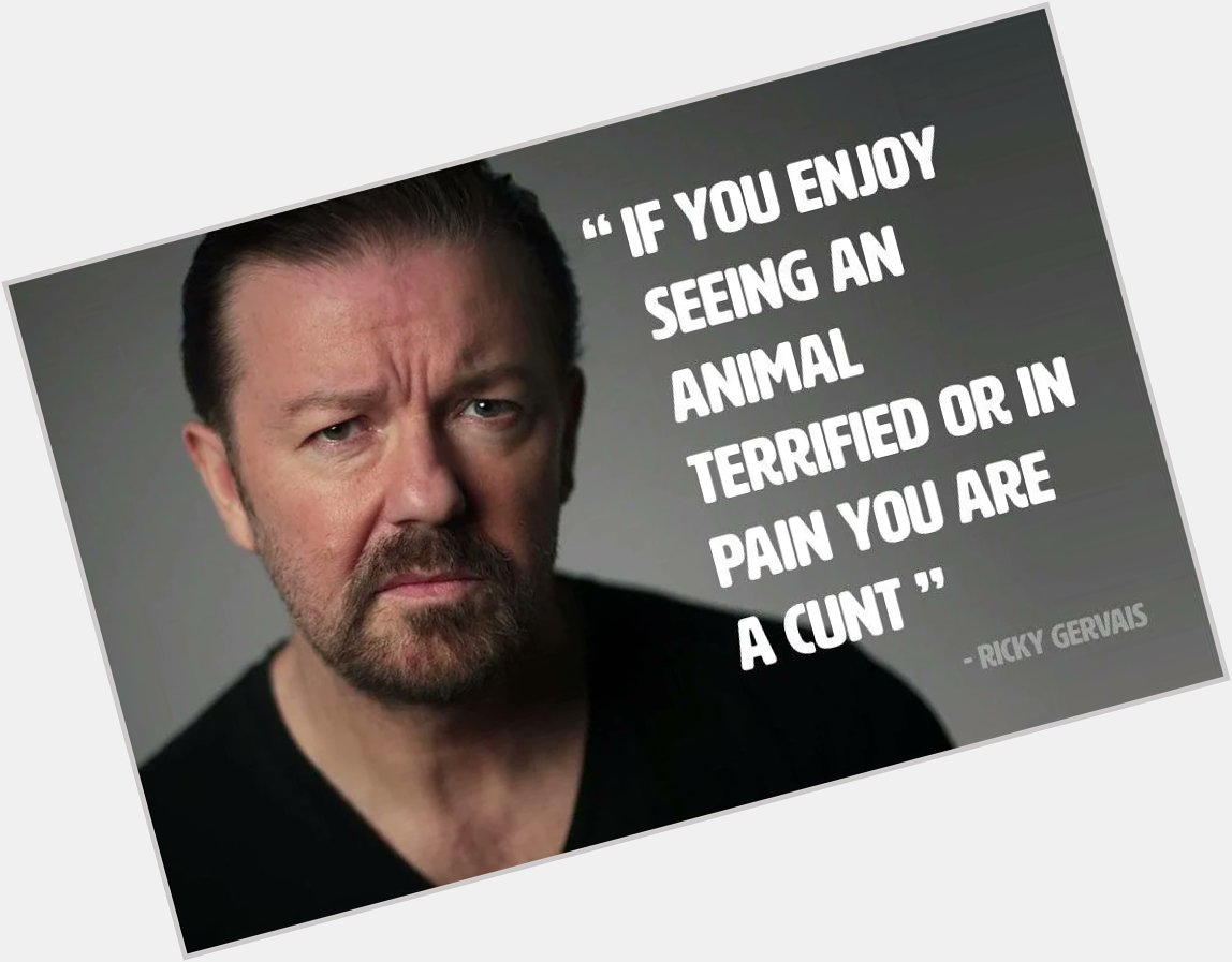 A very Happy 62nd Birthday to Ricky Gervais. 
