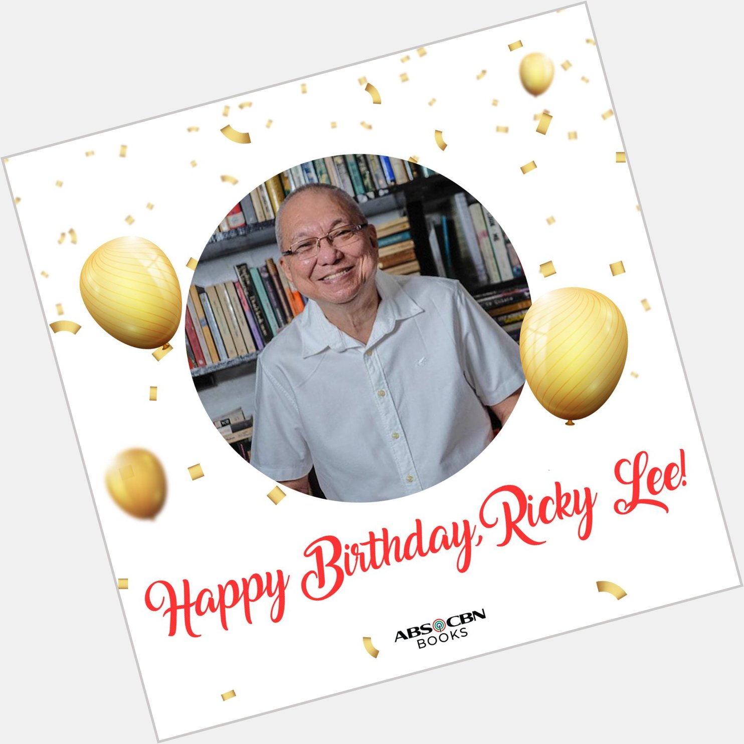 Happy birthday to one of Project Foreword\s mentors and \"Trip to Quiapo\" author, Ricky Lee! 