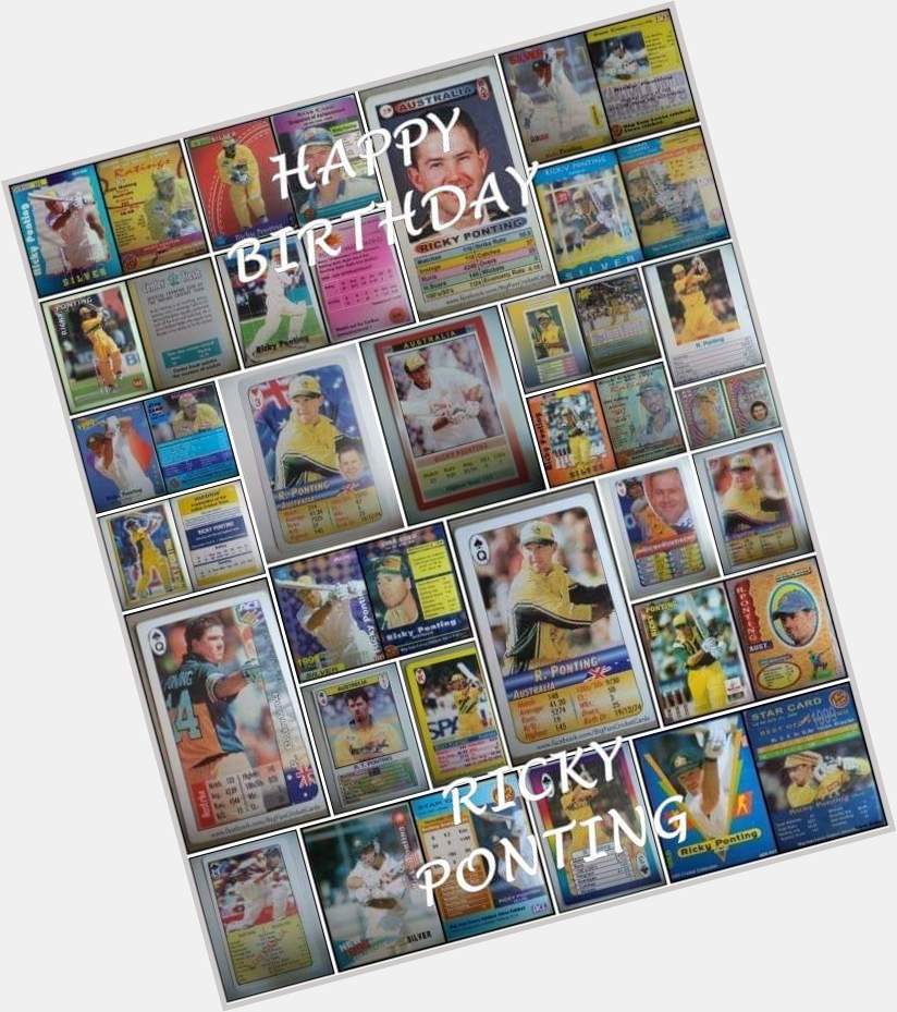 Happy Birthday Ricky Ponting  