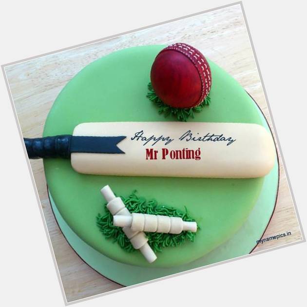 Happy Birthday to a great hero Ricky Ponting !! I miss you in action. 