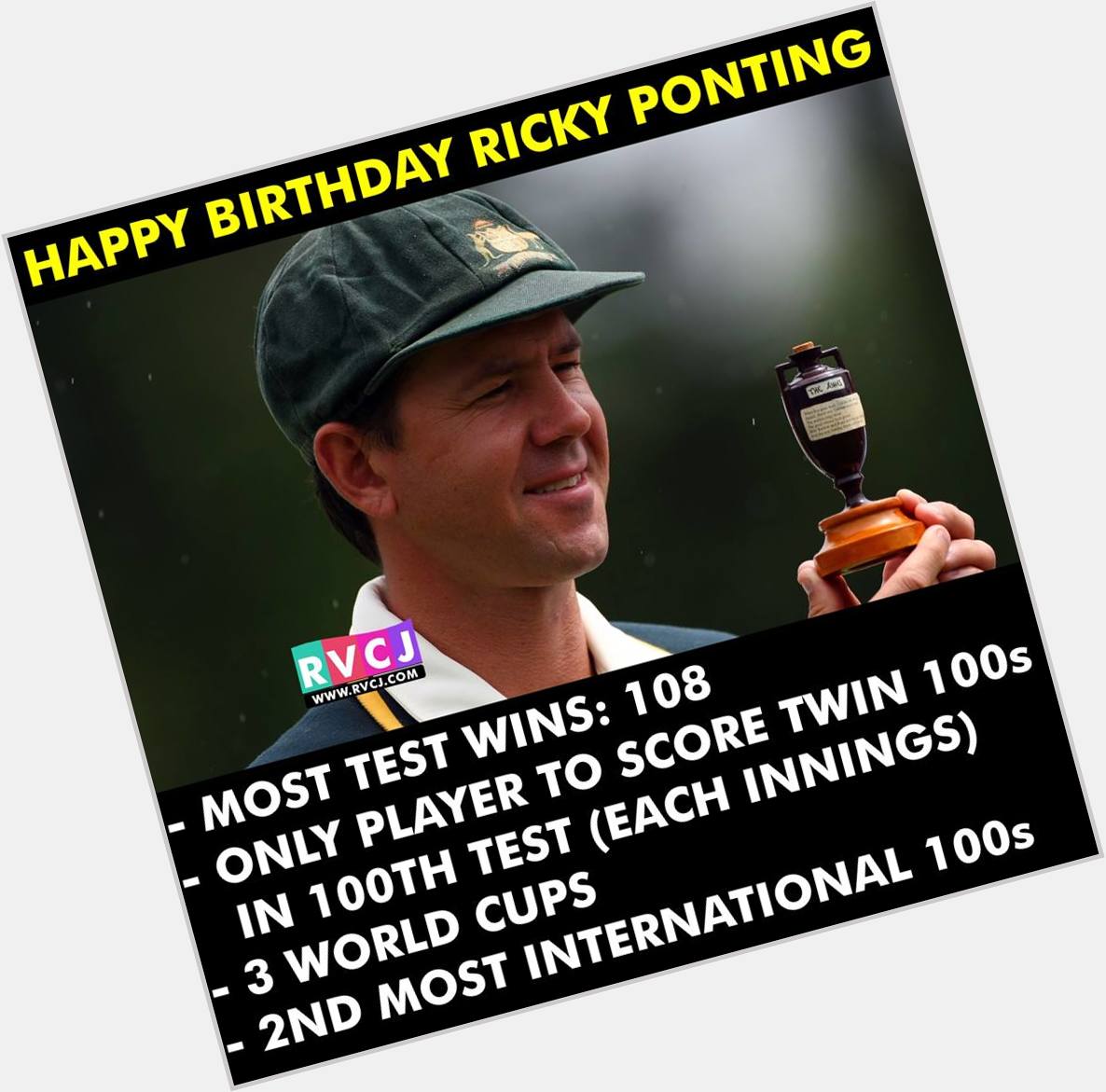 Happy Birthday Ricky Ponting 