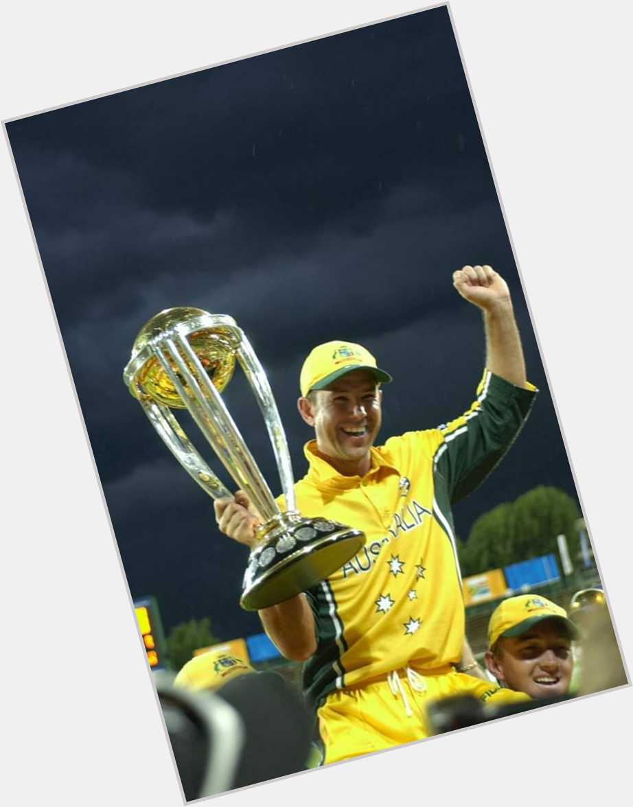 1999 2003 2007 Happy birthday to former Australian Men\s Cricket Team captain, Ricky Ponting! 