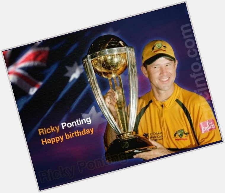 Happy birthday Ricky ponting Australia great batman 