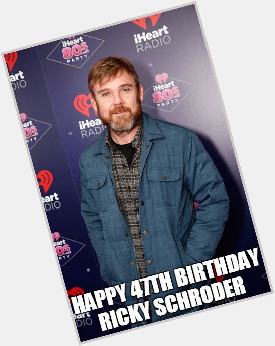 Happy Happy Birthday Ricky Schroder!! The \Silver Spoons\ actor turns 47 today. LIKE if he was your childhood crush. 