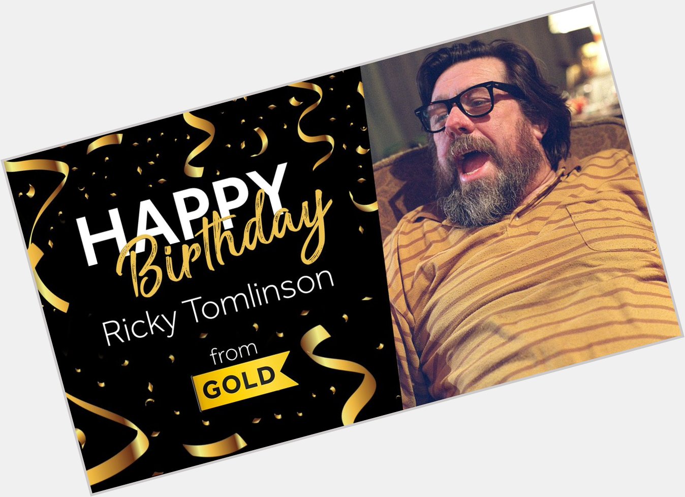 Hip hip hooray! Join us in wishing Ricky Tomlinson aka Jim Royle in a very Happy Birthday! 