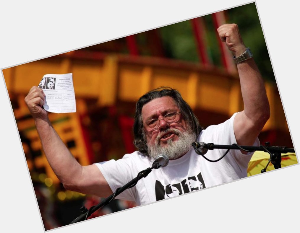 Happy birthday to our Marra Ricky Tomlinson, pictured speaking at the 2013 Gan canny Ricky. 