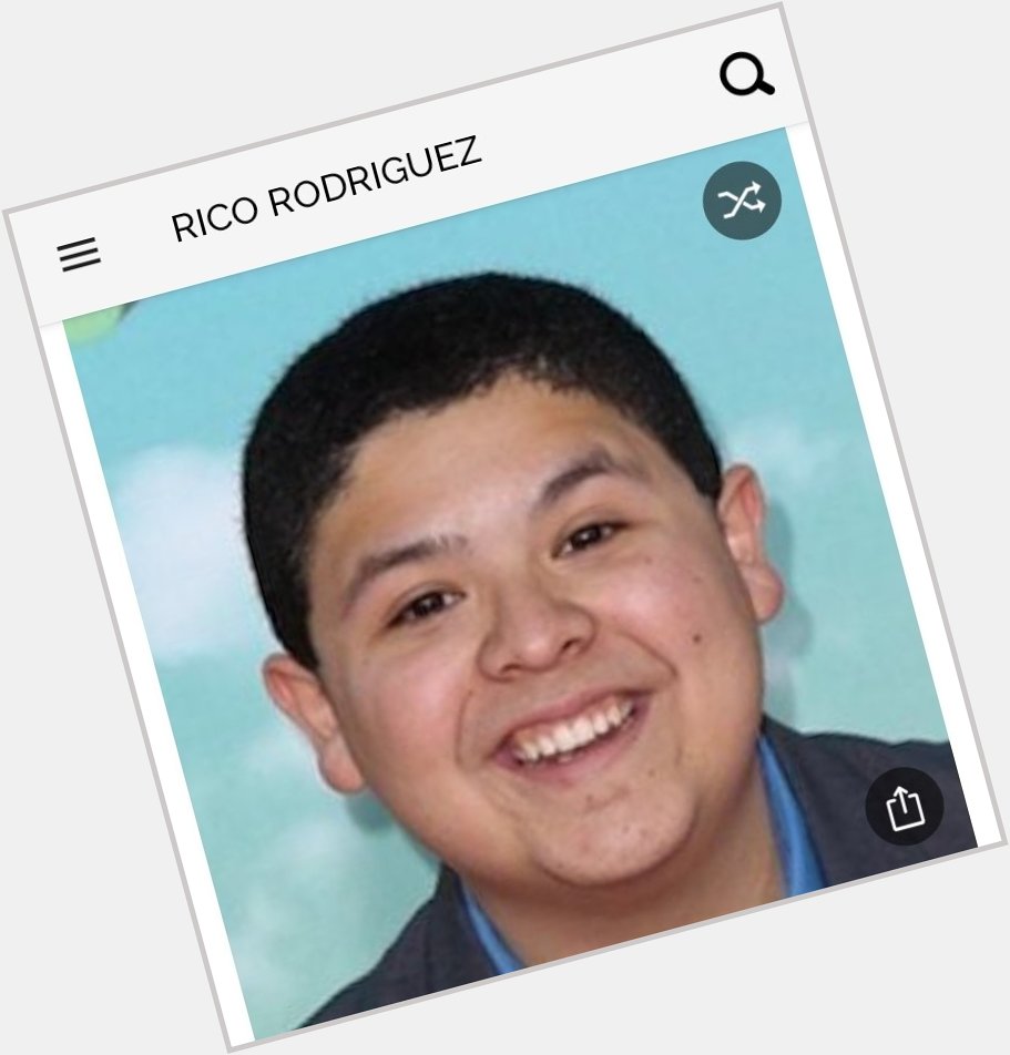 Happy birthday to this great actor.  Happy birthday to Rico Rodriguez 