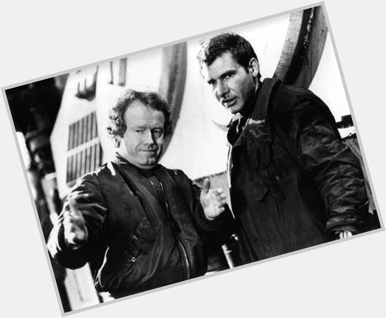 Happy Birthday to BLADE RUNNER director Ridley Scott, here with Harrison Ford! 