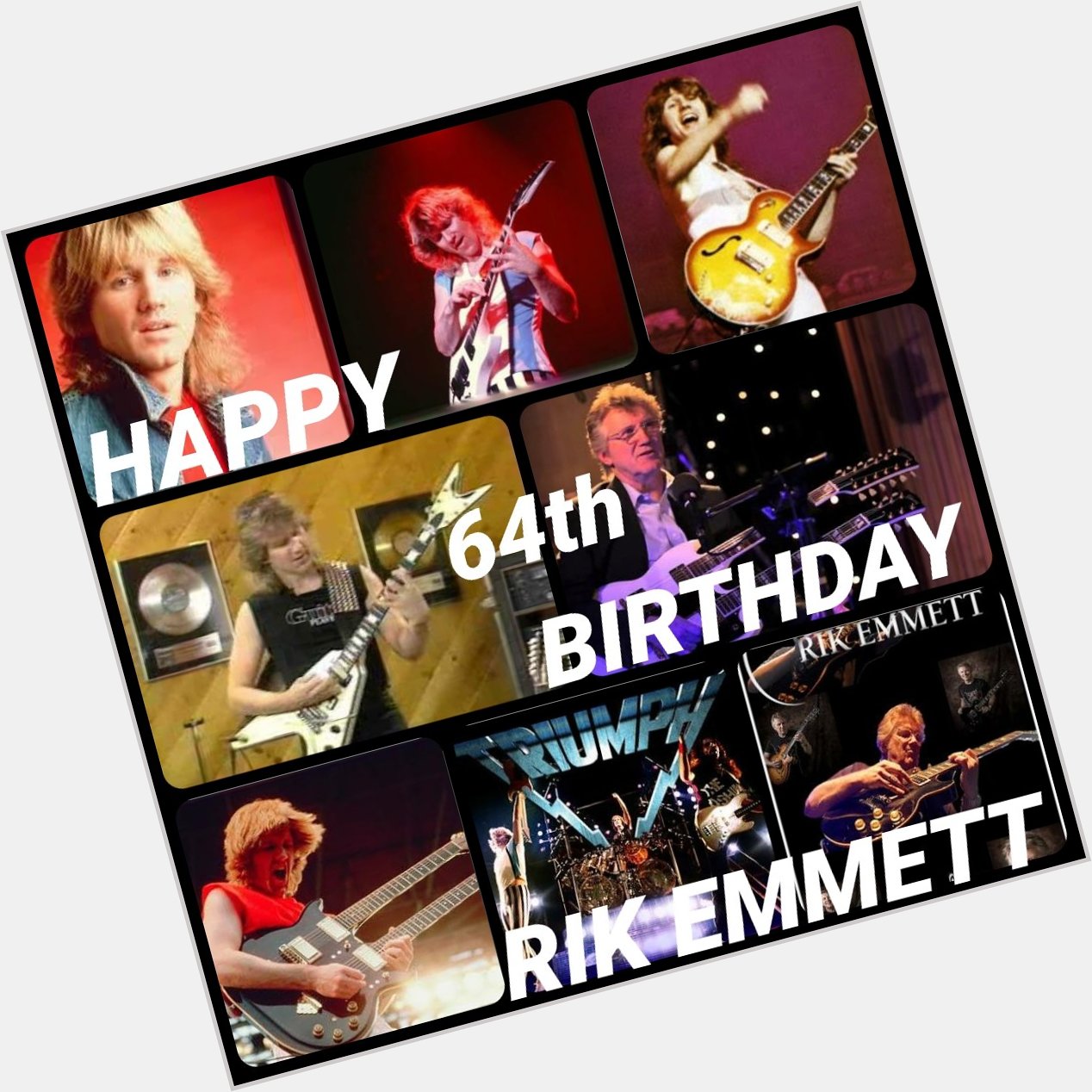 Happy 64th Birthday Rik Emmett  