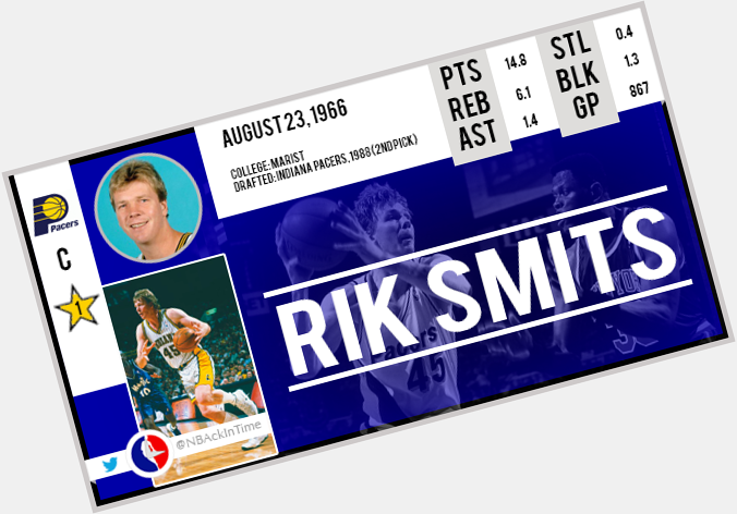 Happy Birthday Rik Smits     