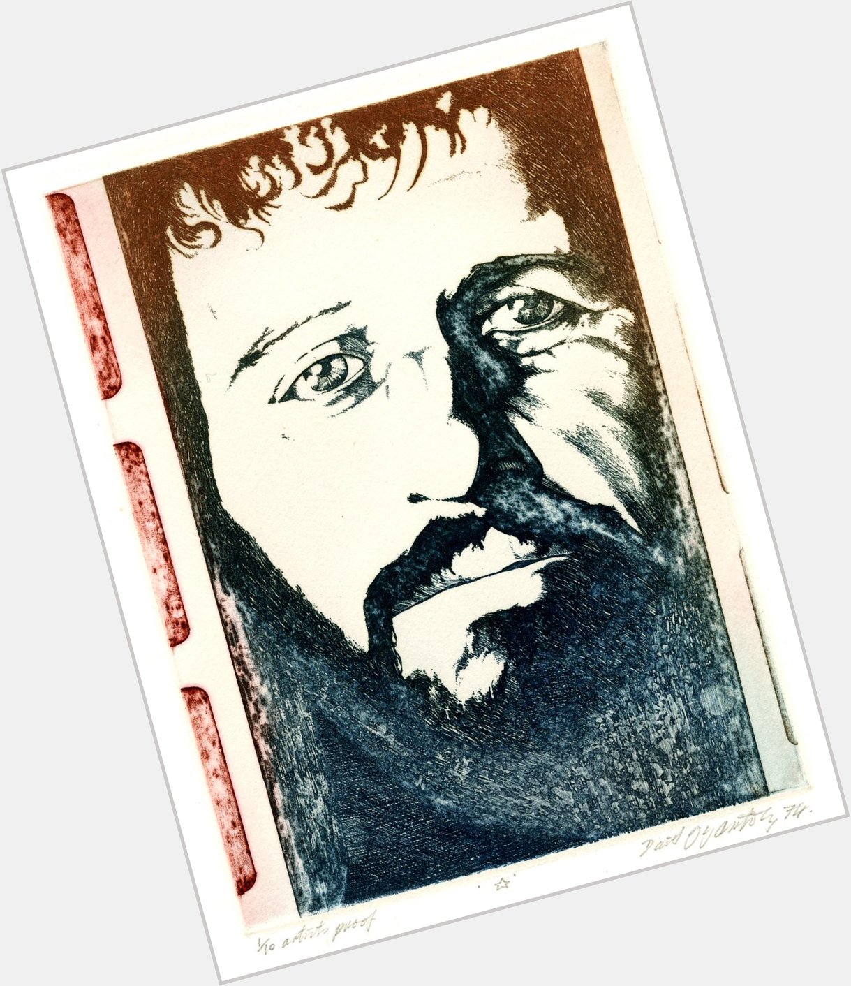 Happy Birthday Ringo Starr, born in 1940! Here\s a portrait by David Oxtoby  