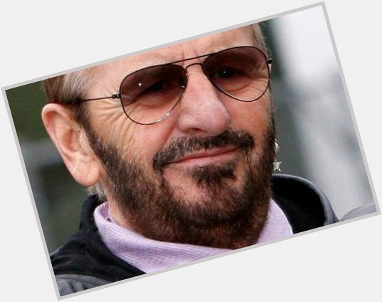 Happy birthday Richard Starkey! Or Ringo Starr! Peace and Love      