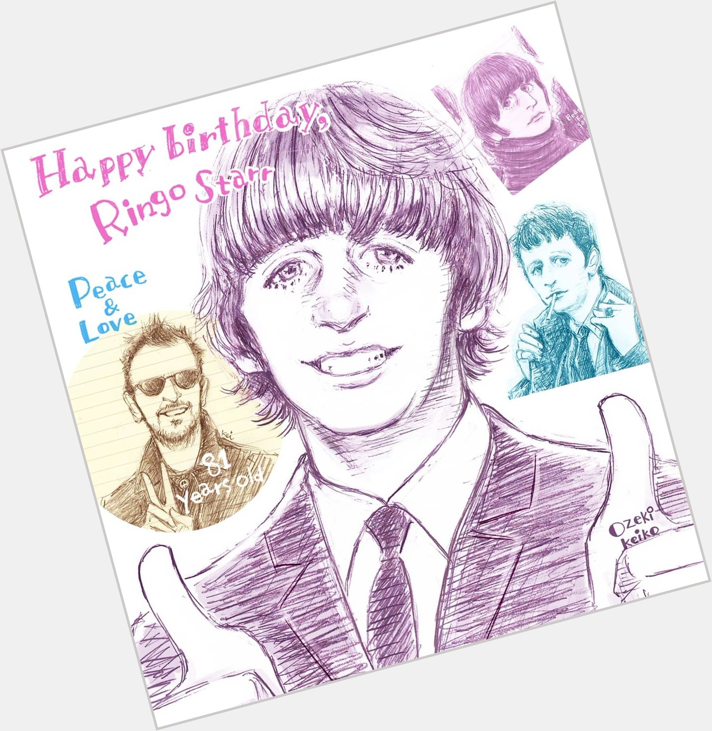 Happy Birthday, Ringo  Starr                Peace & Love     