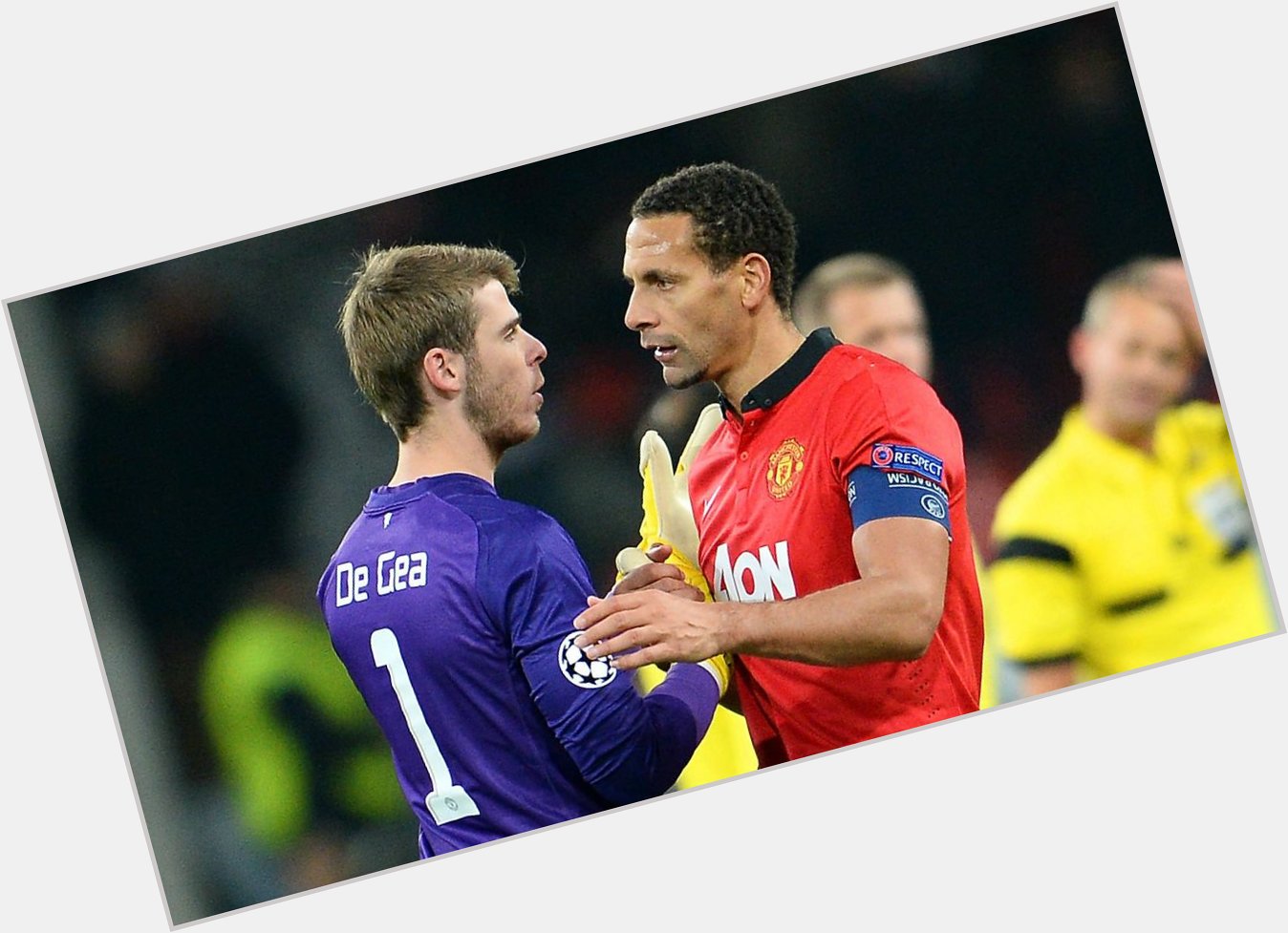 Happy birthday to David De Gea and Rio Ferdinand! The keeper turns 25 while his former teammate is 37. 