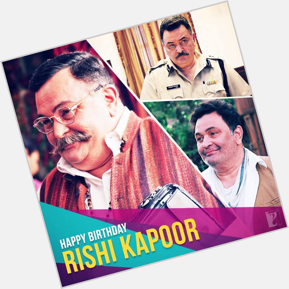 Here s wishing a very Happy Birthday to our
bloved Rishi Kapoor! Keep sprading those
smiles 