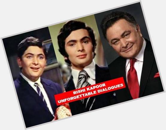 Happy Birthday to late Rishi Kapoor ji You always remail alive in our Memories..!! 