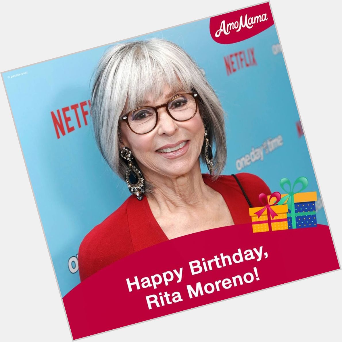  We wish Rita Moreno a wonderful 87th Birthday! Many happy returns!  