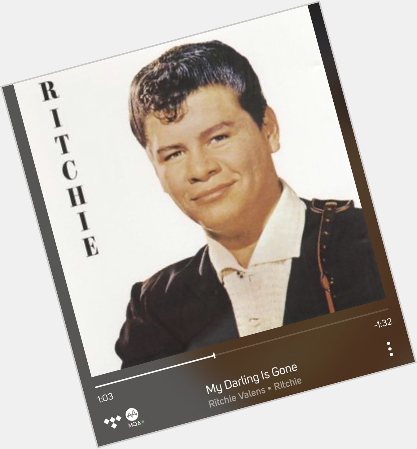 Happy birthday Ritchie Valens. Gone but never forgotten. 