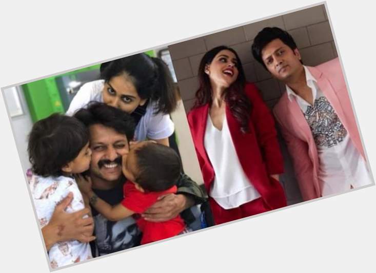 Genelia D\Souza wishes hubby Riteish Deshmukh happy birthday with a family pic 
