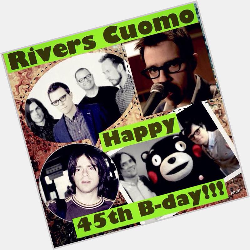 Rivers Cuomo 

( V & G of Weezer, Scott & Rivers )

Happy 45th Birthday to you!

13 Jun 1970  