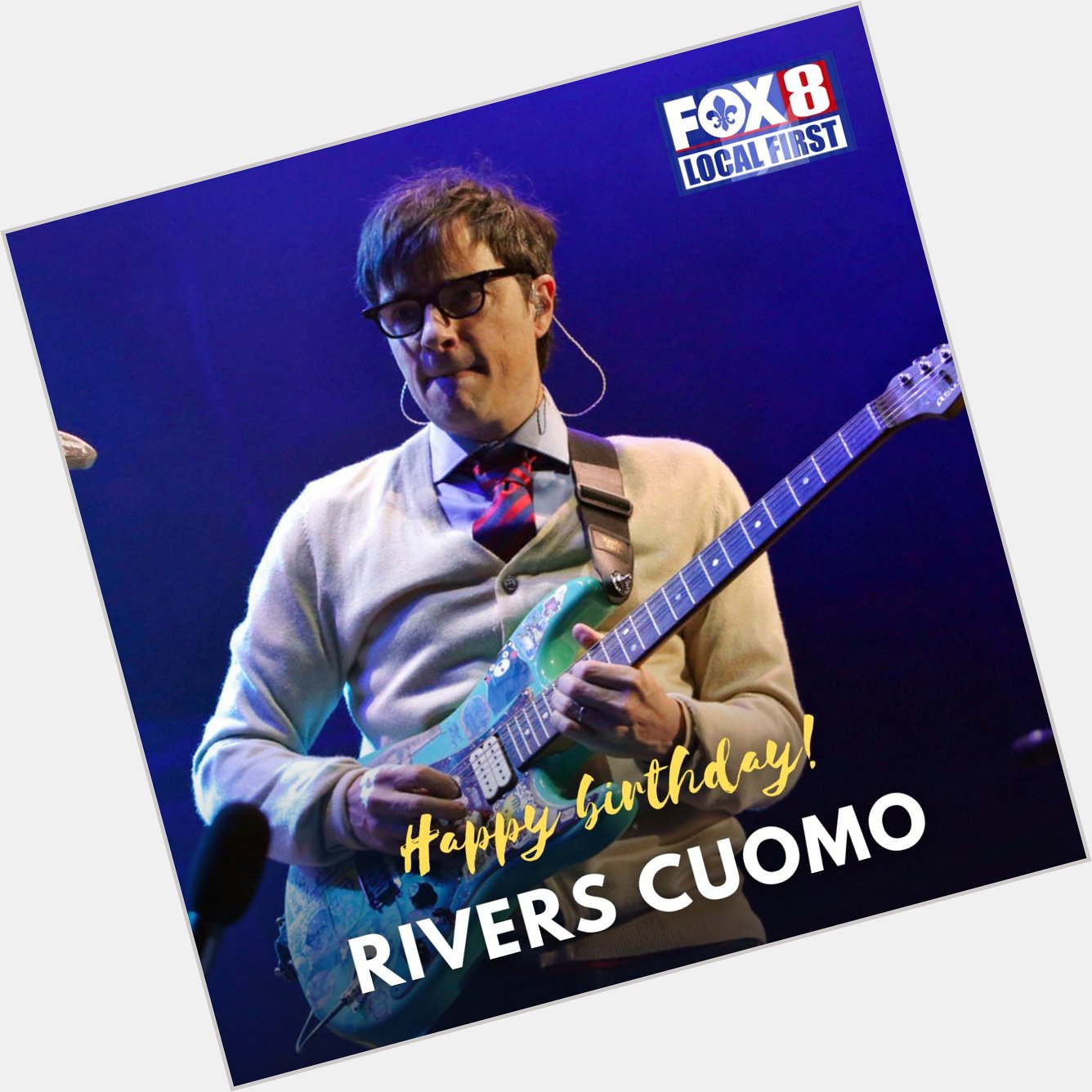 Happy birthday to the frontman of the rock band Weezer, Rivers Cuomo! 