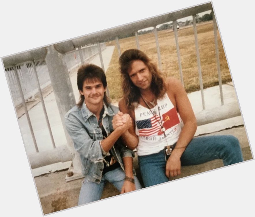 Happy Birthday Rob Affuso... keep Rock n man! Picture of Rob and I from 89 when he was in 