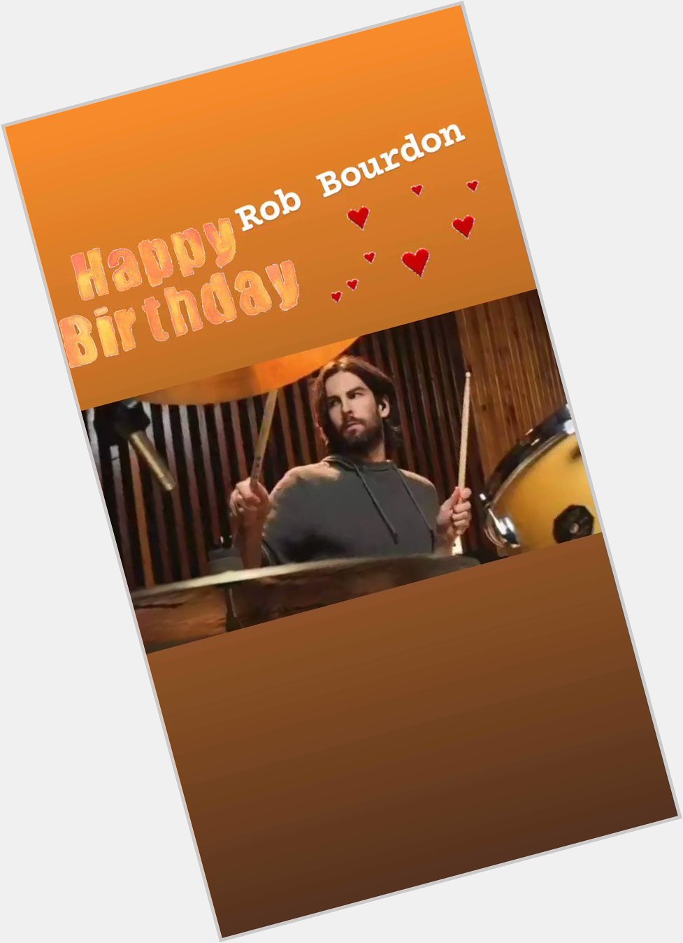 Happy Birthday, Rob Bourdon       my most beloved battery of all    