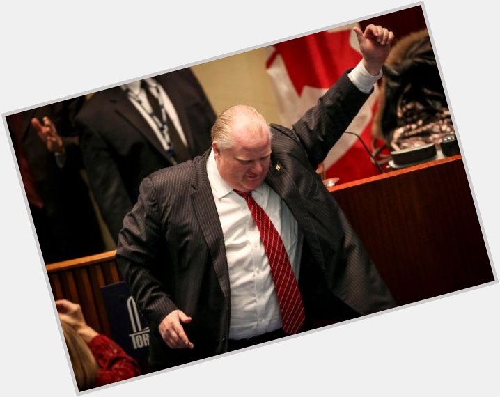 Happy birthday to a Toronto legend, Rob Ford. We miss you, king  