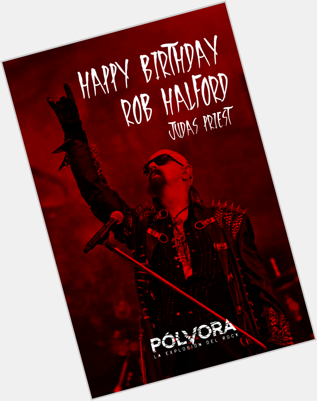 Happy birthday to one of the most powerful voices on the metal world: ROB HALFORD (  