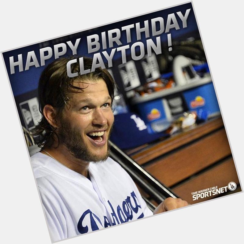 Happy 27th Birthday to the man with LITERALLY (Rob Lowe voice) the most valuable arm in baseball Clayton Kershaw! 