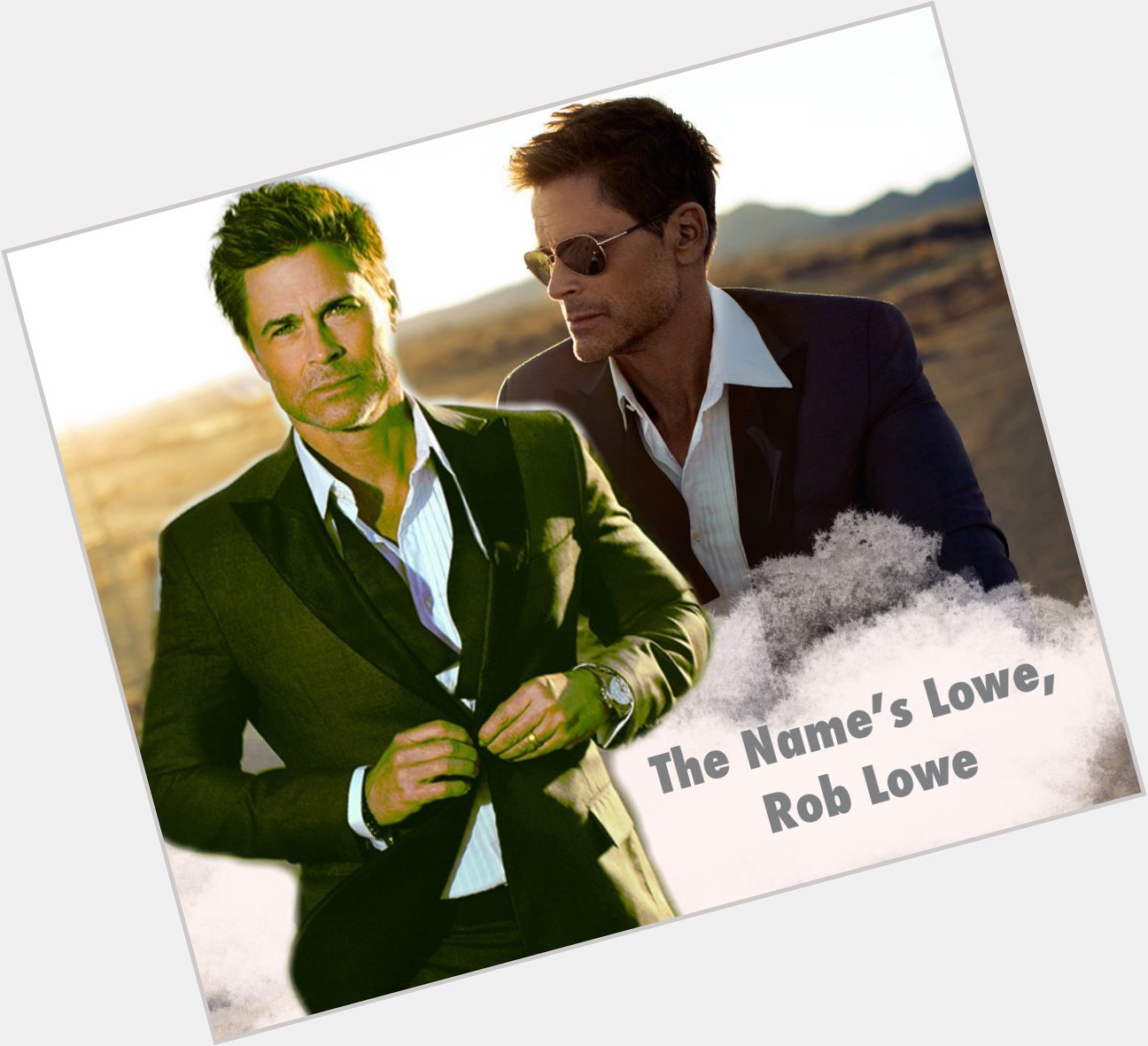 Happy Birthday to Rob Lowe
I created this piece of art & thought today would be be the day to share it. 