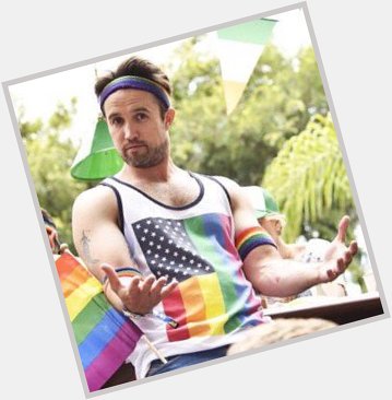 Happy bday rob mcelhenney thanks for singlehandedly sheltering the gays 