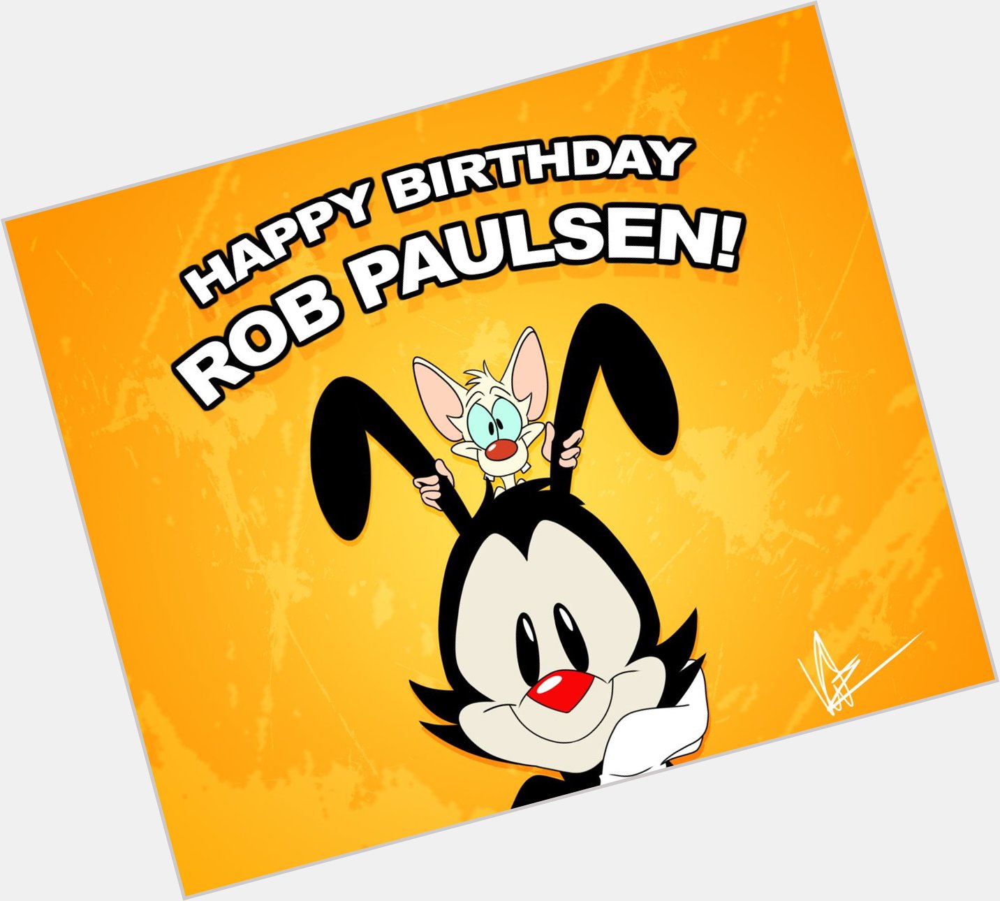 Today is Rob Paulsen Birthday

Happy Birthday Rob
Hope your having a good birthday 