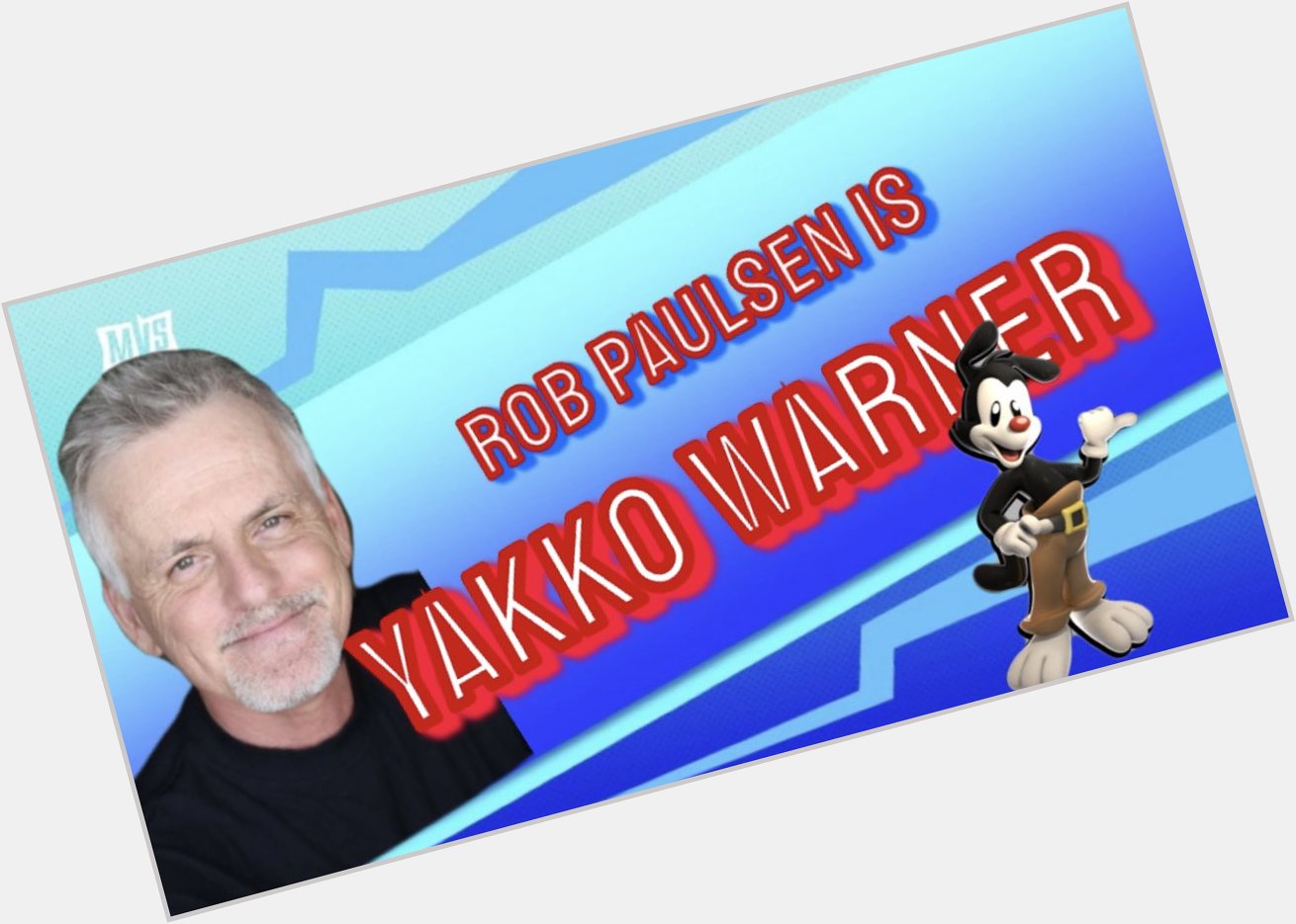 I can t believe i forgot to say this yesterday. But happy (the day after your) birthday rob paulsen! 