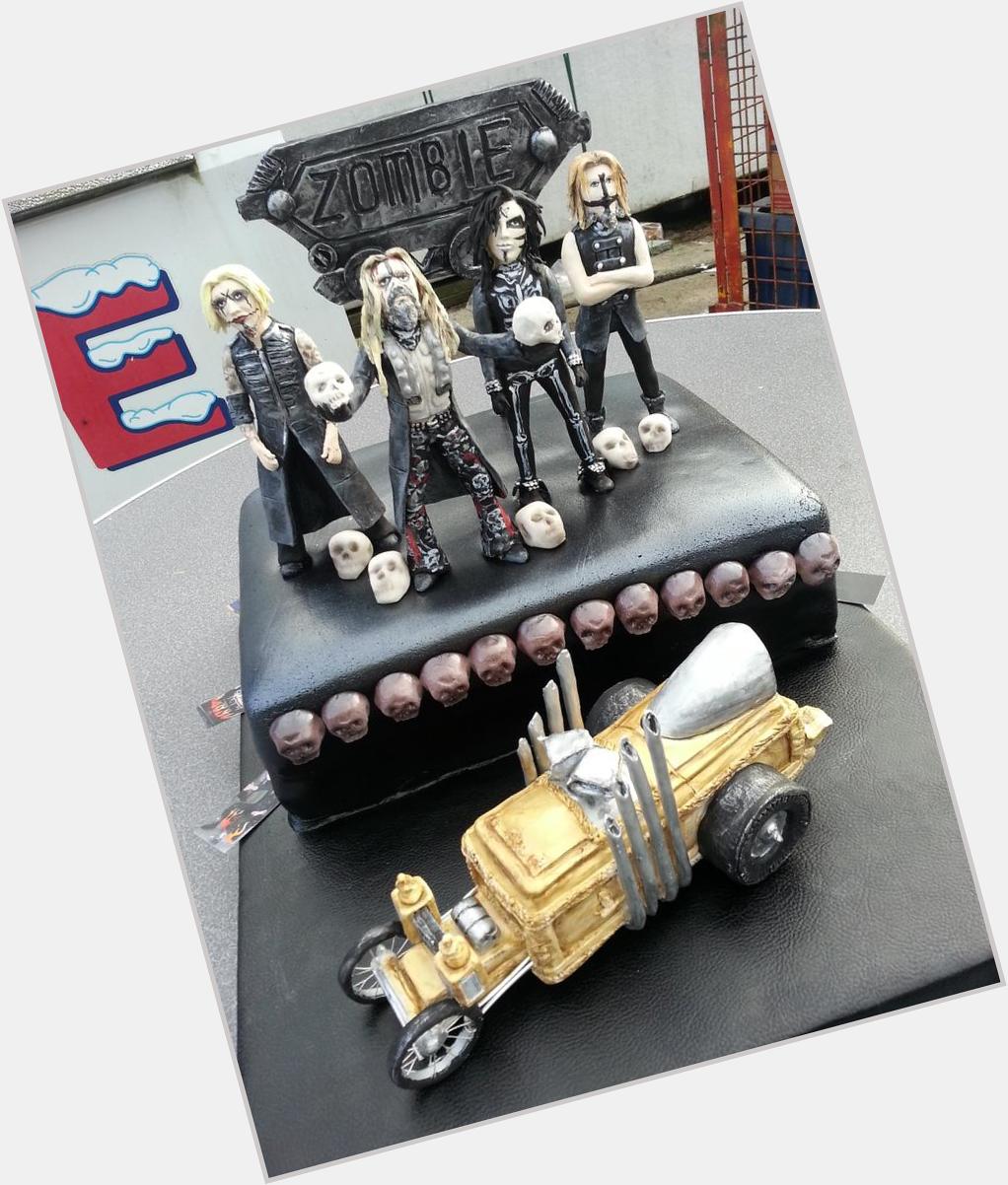 Happy Birthday ROB ZOMBIE!!  Celebrate with some  Rob Zombie Cake by Rock Candy Cakes NY 