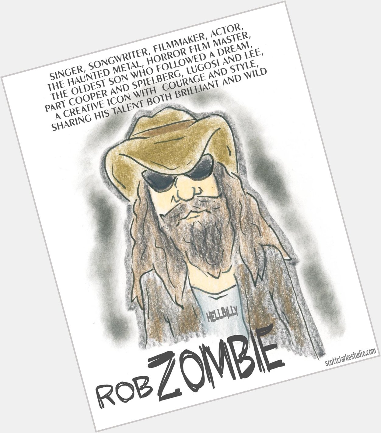  HAPPY BIRTHDAY Rob Zombie-toon! 
