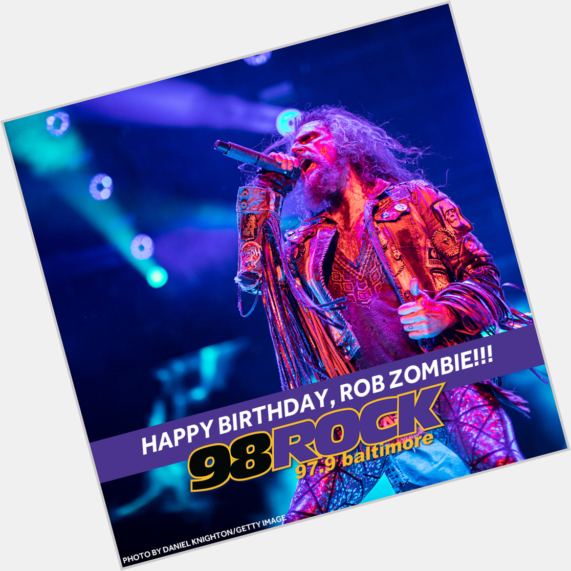 Dig through the ditches and burn through the birthday candles. Happy Birthday, Rob Zombie. 