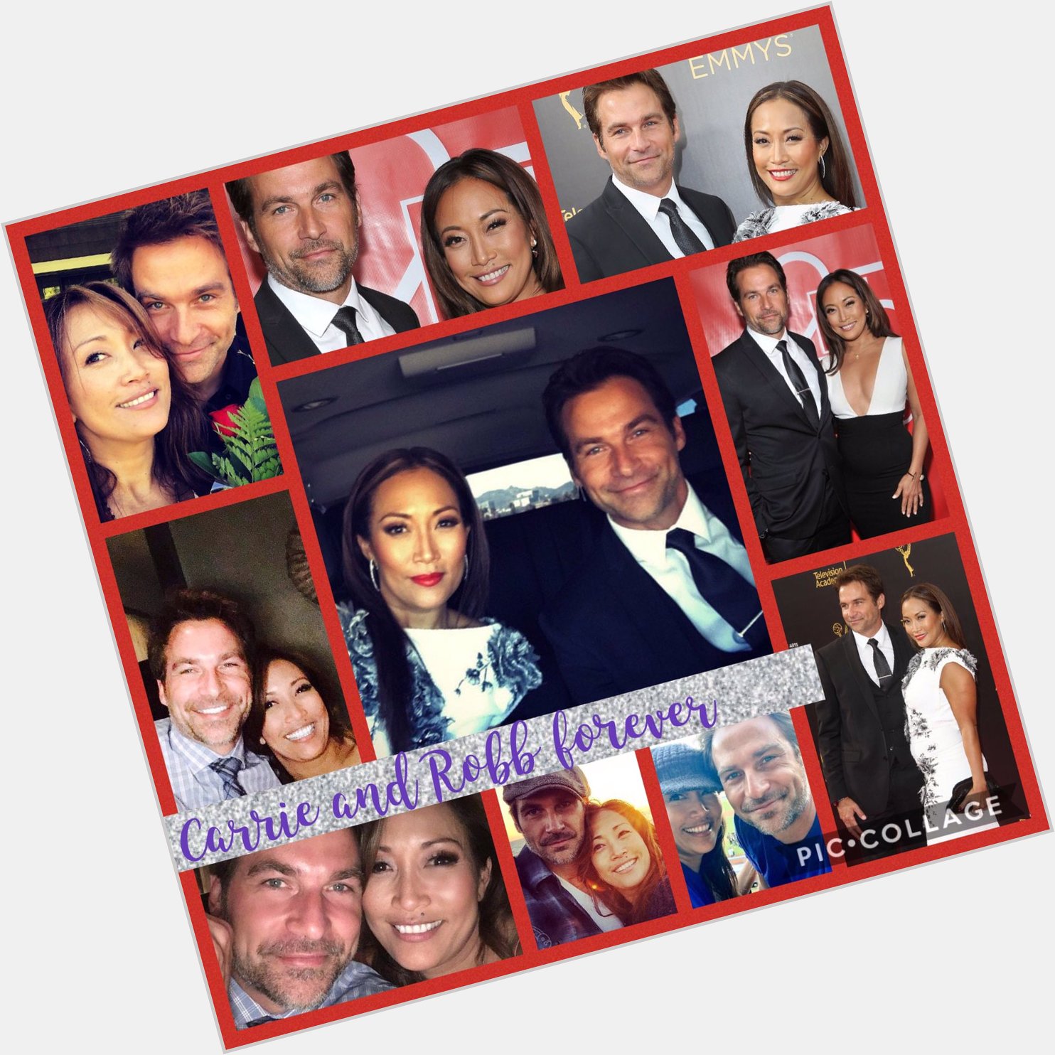     Carrie Ann inaba and Robb Derringer make an adorable couple. Happy birthday Robb.      
