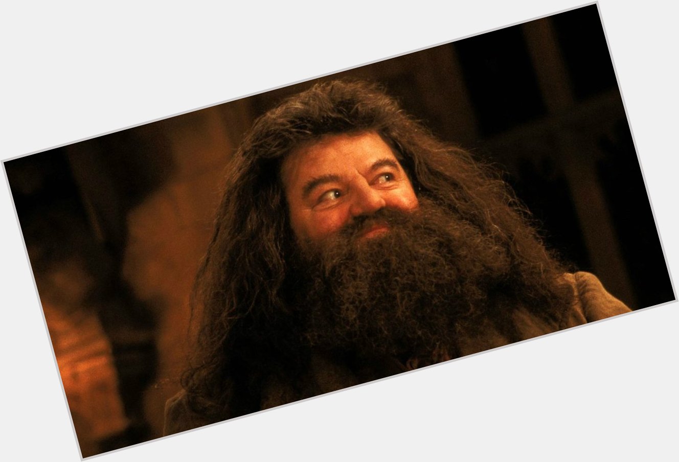 To the man who portrayed the loveable Hogwarts groundkeeper - Happy Birthday Robbie Coltrane! 